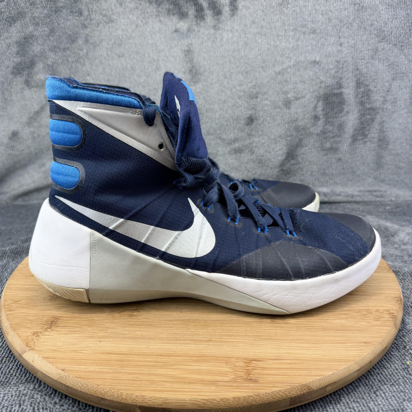 Mens Size 8 Blue White Basketball High Top 749645-405