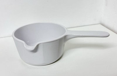 CorningWare Stieltopf, Topf mit Stiel,  Kasserolle: weiß, 13 cm / Pyroflam