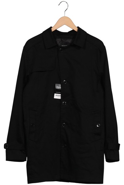 SELECTED Abrigo Hombre Invierno Parka Chaqueta de Invierno T. M Algodón Negro #cm9mvav