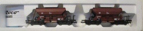 Roco H0 66147 - 2-teiliges Set Schotterwagen Bauart 266 | Condition: Gebraucht