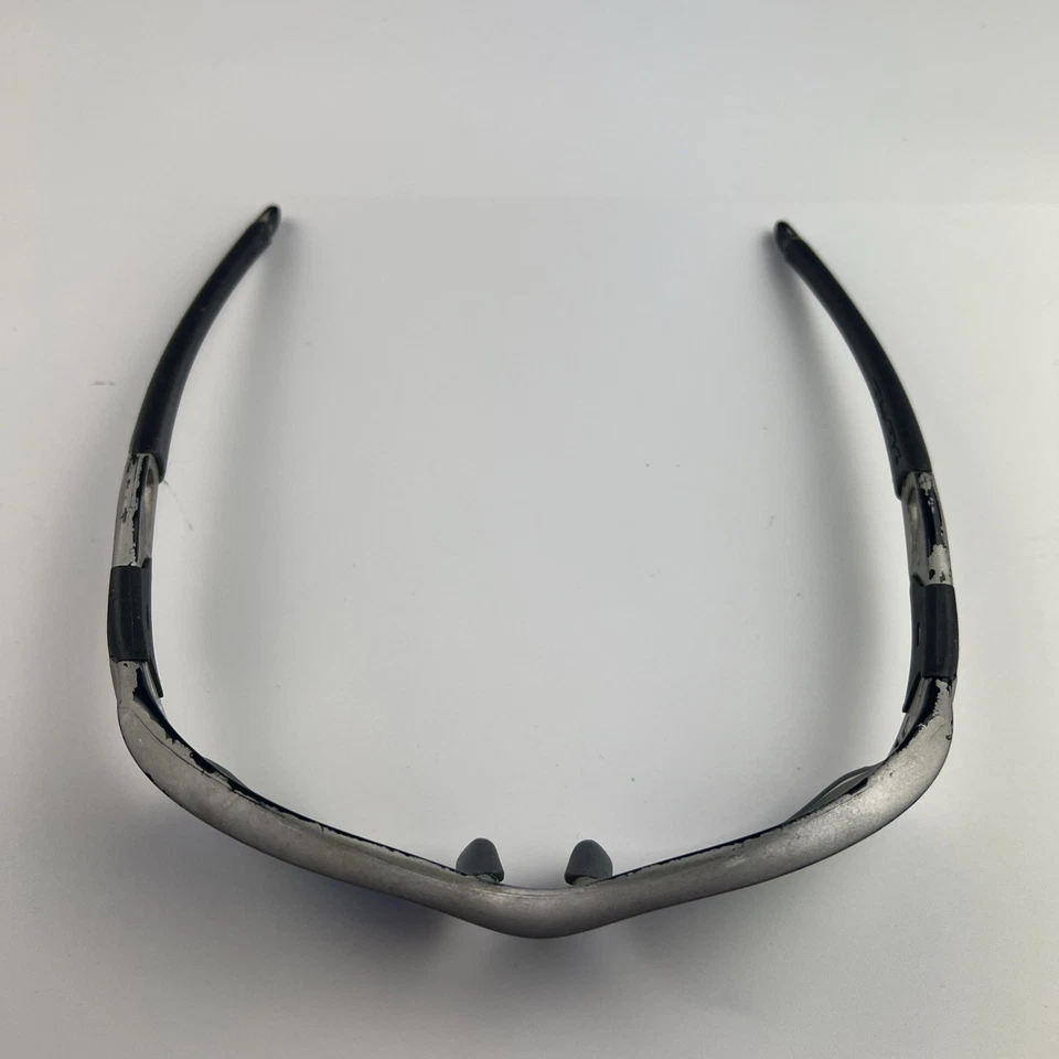 Oakley Flak 2.0 XL plateado negro con lentes prisma amarillo 03-884 63:14 marcos solamente Foto 2 de 4