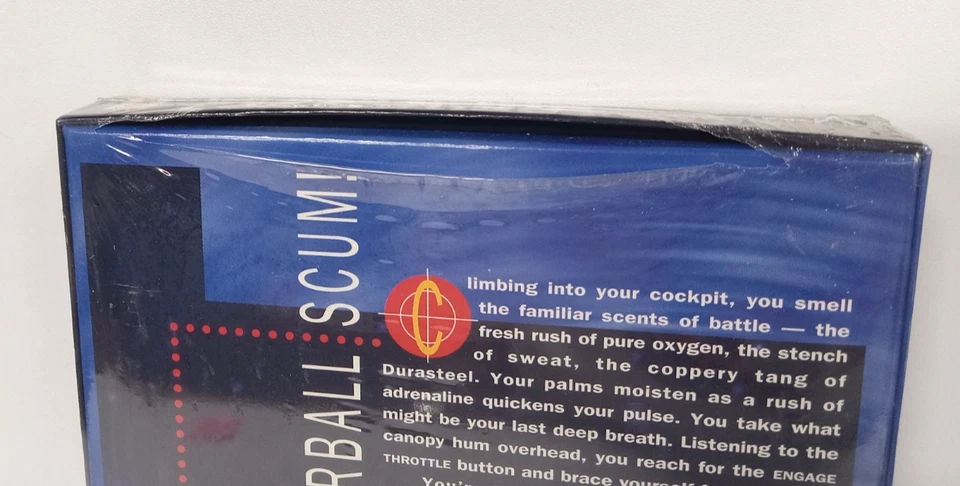 Super Wing Commander (Panasonic 3DO, 1994) - SEALED LONG BOX, *Tear in Seal* - Image 3 of 4