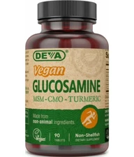Deva Vegan Glucosamine MSM & CMO 90 Tablets