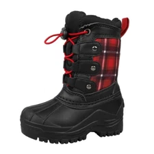 riemot Boys Girls Winter Snow Boots Outdoor Warm Lined Ski Boot Christmas Gift