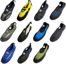 New Wave Mens Water Aqua Sock Shoe Pool Beach Surf Slip On