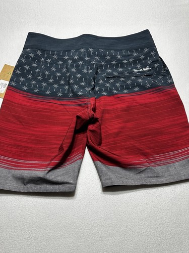 NWT Travis Mathew Men's 30 Murica Fun Boardshorts USA America New Shorts - Picture 4 of 12