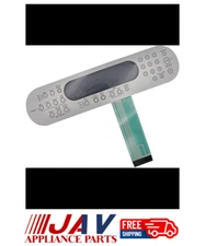 For KitchenAid Range Switch Membrane No Metal Plate INVREF# ZE201