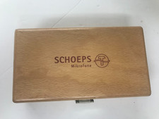 Schoeps Empty Wooden Box Mikrofone Microphone Mic Case Only (small) #d