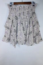 Isabel Marant Etoile Women's Size 40 Multicolor Elastic Waist Mini Skirt