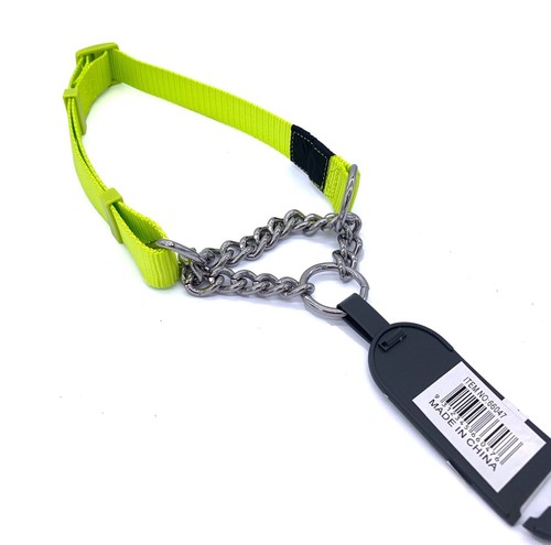 Pet Dog Adjustable Martingale Collar Chain Choker Dog Training Chain 3 SizeS M L - Picture 20 of 20