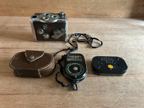Revere 8 Movie Camera Model 44 Weston Meter Film Mag Parts Repair INCOMPLETE