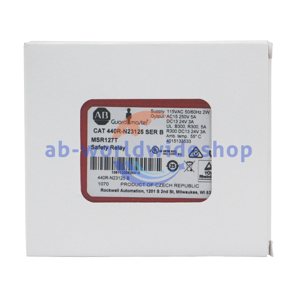 2024 New   440R-N23125 Guardmaster MSR127T Safety Relay