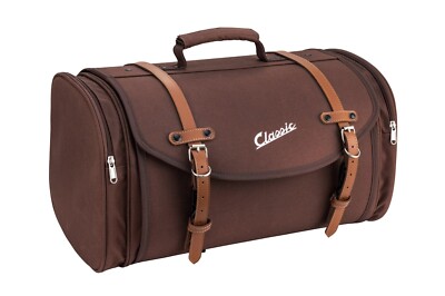 SIP Tasche Gepäckträger Braun Dunkel Groß 35L Vespa Roller Motorrad  Koffer