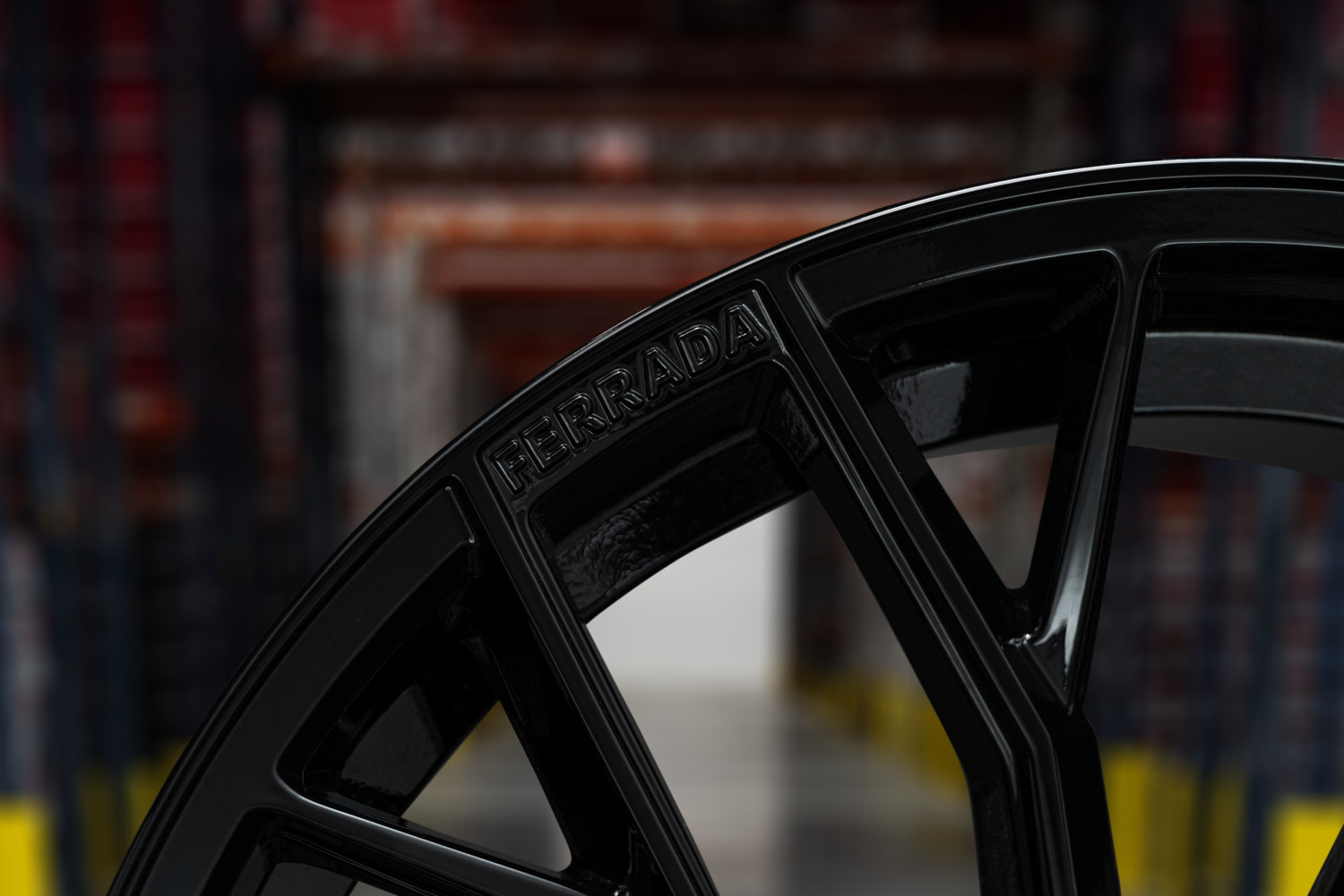 20” Ferrada FR9 Gloss Black Staggered Concave Wheel For Ferrari 488 20X9 20X11