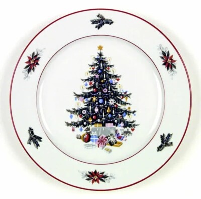 Vintage NOEL Christmas China by Schumann Bavaria Germany Plates, Bowls, Serving
