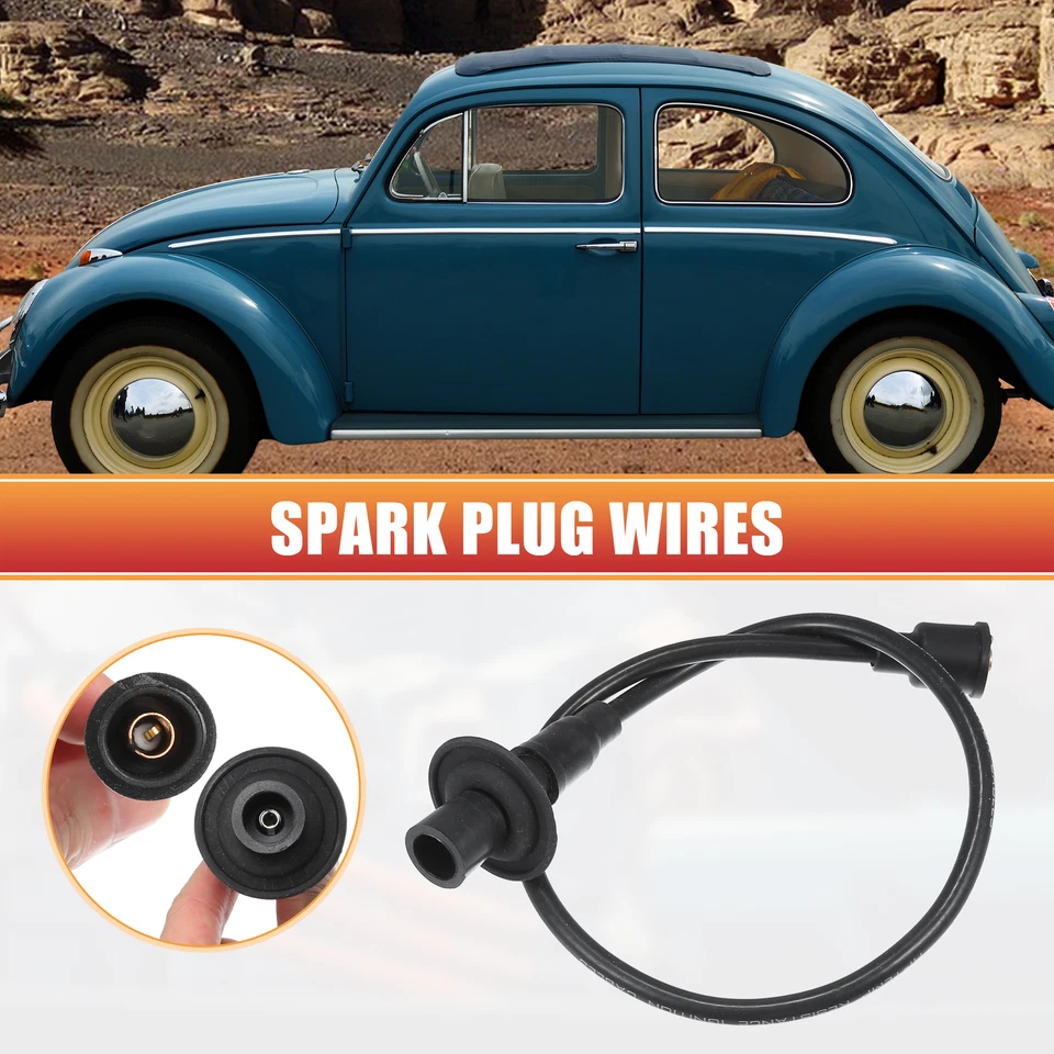 5 Pcs Spark Plug Wire Ignition Coil Cable No.111998031A for VW Beetle Karmann - Image 2 of 4