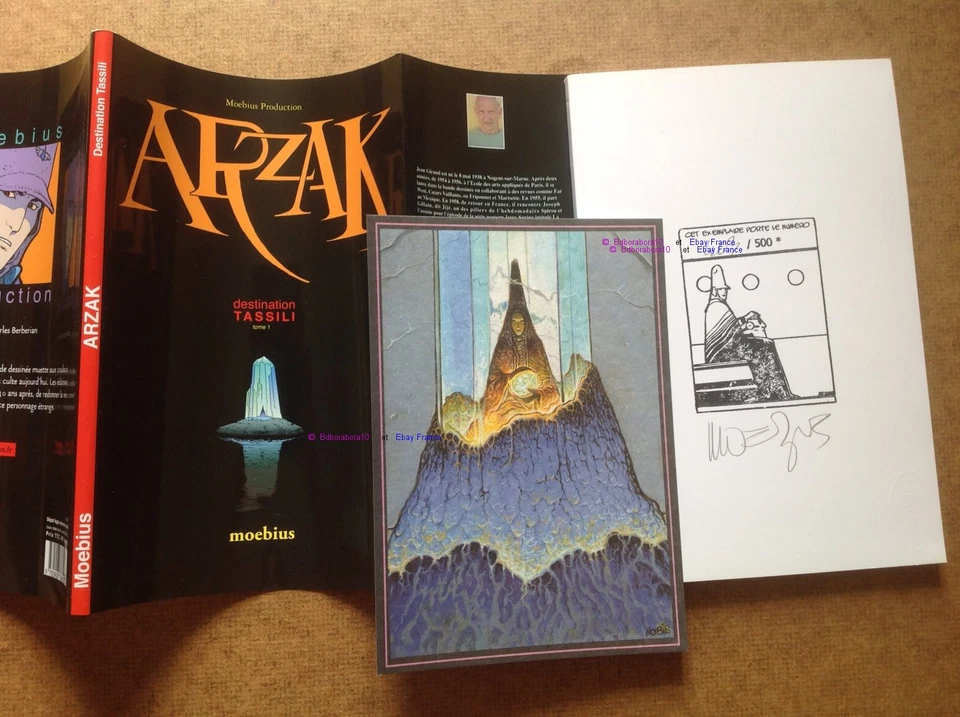 Moebius Giraud TT Arzak Arzach 500 Exemplaires N/Signé + XL inédit ,BD état NEUF - Photo 1/4