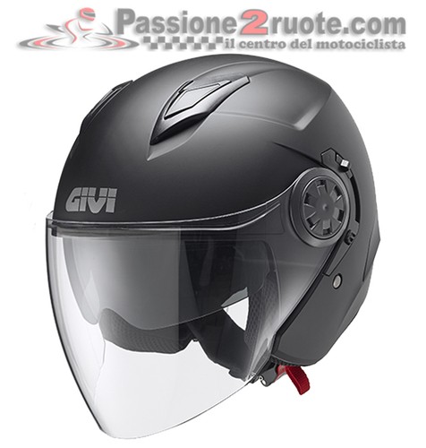 Helmet Jet GIVI 12.3 Stratos Matte Black Matt XS S M L XL Motorcycle  Scooter | eBay