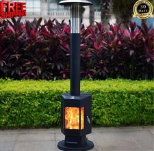 HEATER PATIO OUTDOOR PORCH FOR OUTSIDE EXTERIOR MUSHROOM WARMER WOOD PELLET NEW~