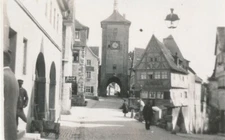 Photo, Rothenburg/Tauber, street scene, walk, 1926, 5026-446