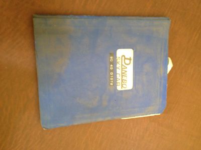 DANEBO SKY CAR SC-40 OPERATORS OPERATION GUIDE OWNERS  REFERENCE BOOK MANUAL