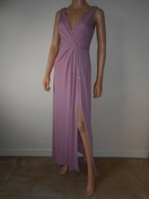 Ever Pretty Women's Pink Long Split with Glitter Prom / Evening Dress Size: S