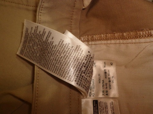 NWOT Levi's Strauss & Co. Two Horse Brand Pant W30x 32 Khaki Zip/Button Closure - Picture 14 of 16