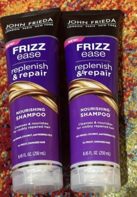 Two -John Frieda Frizz Ease replenish and repair nourishing shampoo