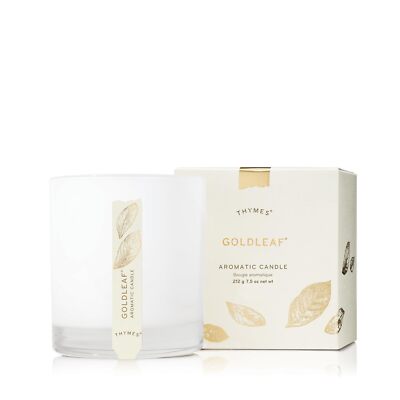 Aromatic Jar Candle - Goldleaf Scented Candle for a Floral Home Fragrance - M...