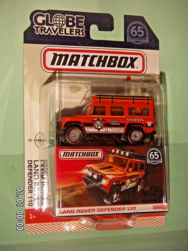 Matchbox Land Rover Defender 110 SVX - Édition Sahara Survivor 1/64 (Boîte Abîmée)