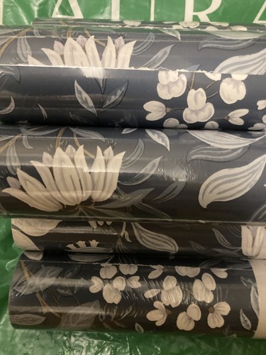 Laura Ashley Wallpaper Parterre Dark Seaspray W102997-A/1 Free P&P - Picture 5 of 11