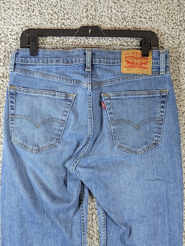 Levi's 505 Jeans Men's 31x30.5 (Tag 33x32) Blue - Picture 5 of 11