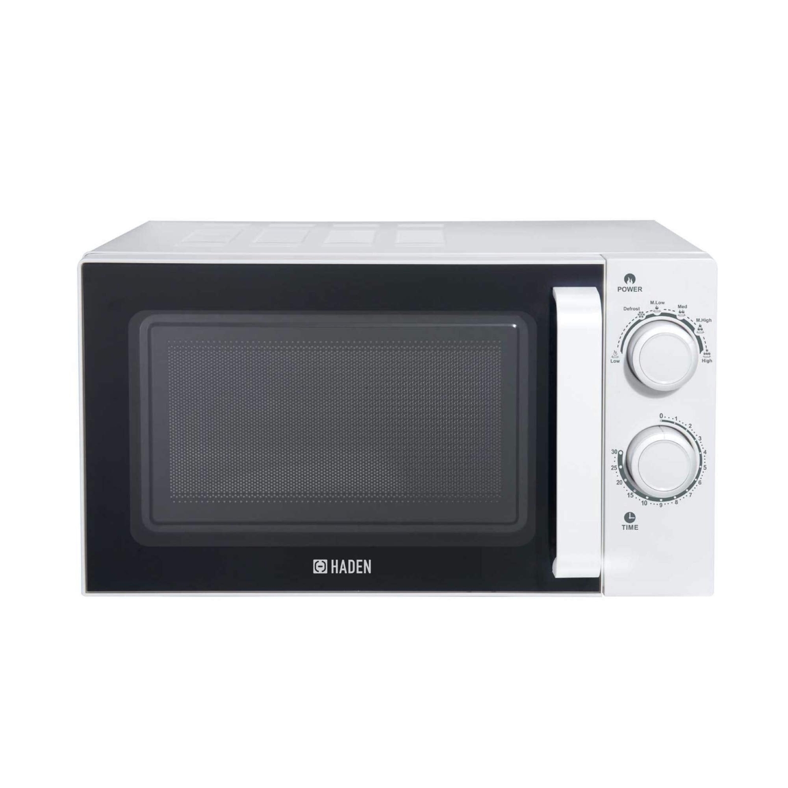 Haden Microwave Stainless-Steel Interior Defrost Reheat Cooking 700W 20L White