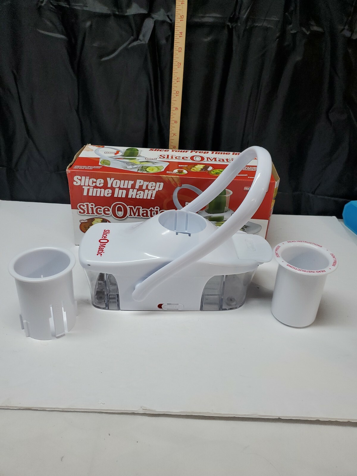 Slice O Matic Telebrands Chop Dice Slice Fruit Vegetable Food Multi Slicer eBay