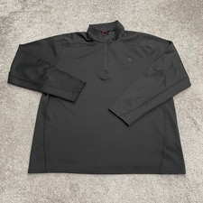 The North Face Polartec Active Jacket Womens Large Black 1/4 Zip Outdoor Hiking