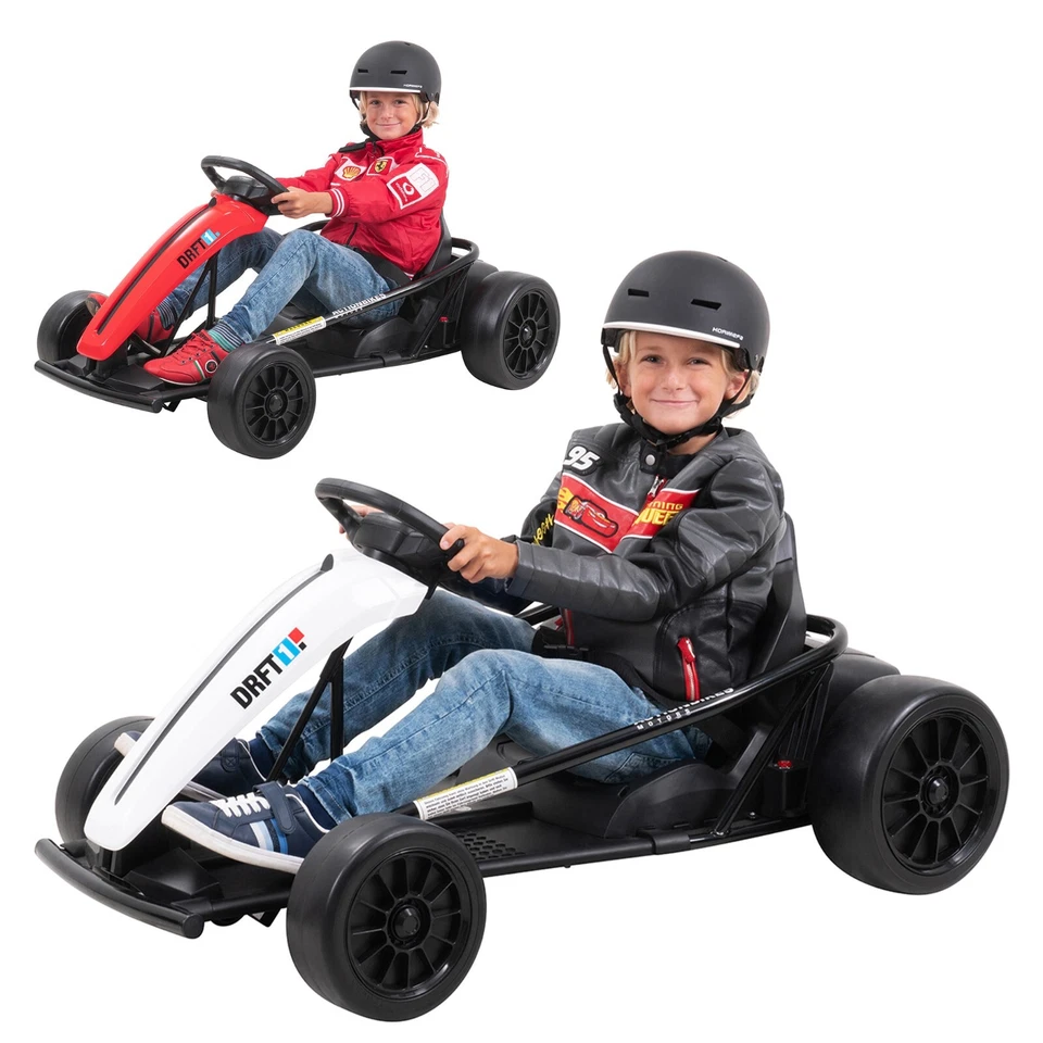 ACTIONBIKES MOTORS Drift-Scooter Kinder Go-Kart Weichgummireifen Drift-Kart E-Kart 700-Watt Kart