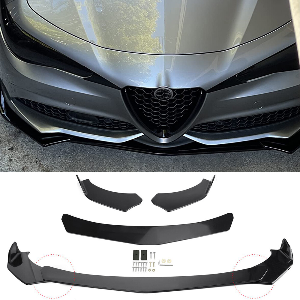 For Alfa Romeo Giulia 2017-2021 Front Bumper Lip Splitter Spoiler