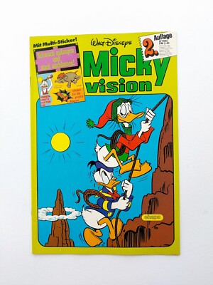 Ehapa - 2nd Edition Disney Mickey Vision 8/1985 - excellent condition with sticker/Z1