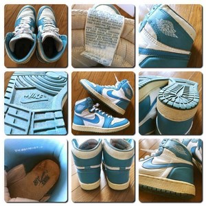 Nike Air Jordan 1 1985 Deadstock Sz. 7.5/25.5cm North Carolina UNC w/o box