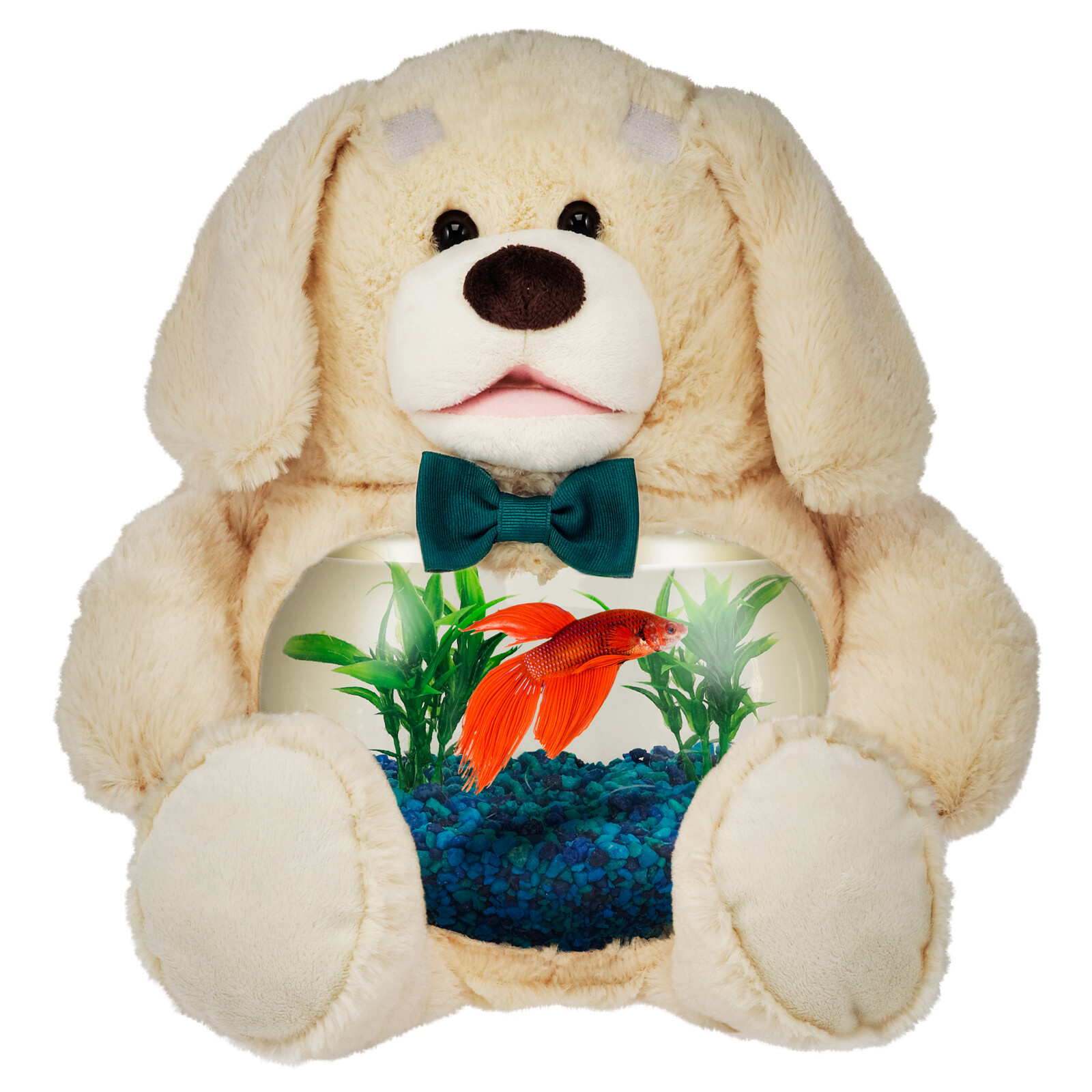 teddy bear fish tank