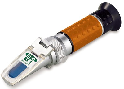 Vee Gee Scientific BX-1 Handheld Refractometer, with Brix Scale, 0-32%, +/-0.2%
