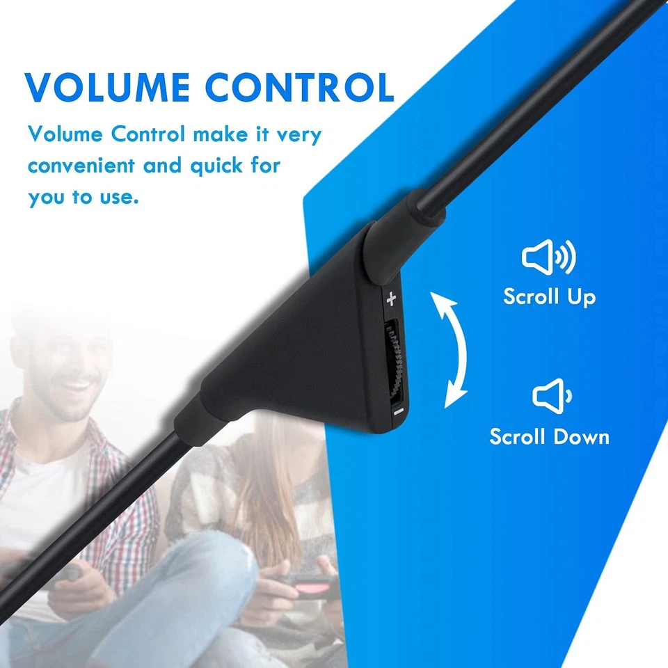 Replacement Audio Cable Cord Volume Control for Astro A10 A40 Gaming Headset 2M - Image 3 of 4