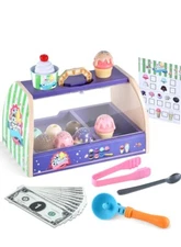 Scoop & Serve Ice Cream Counter All in One Toy  Play Food Pretend
