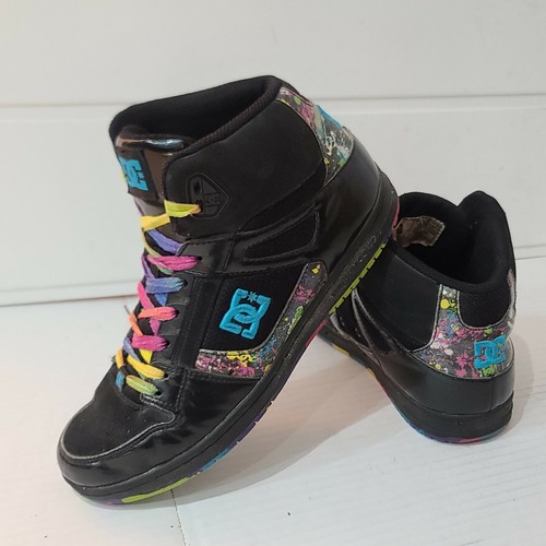 rainbow dc high tops