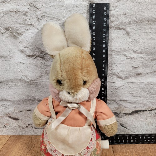 2 Vintage Beatrix Potter Inspired Plush Bunnies. Soft Toy, Teddy - Picture 8 of 8