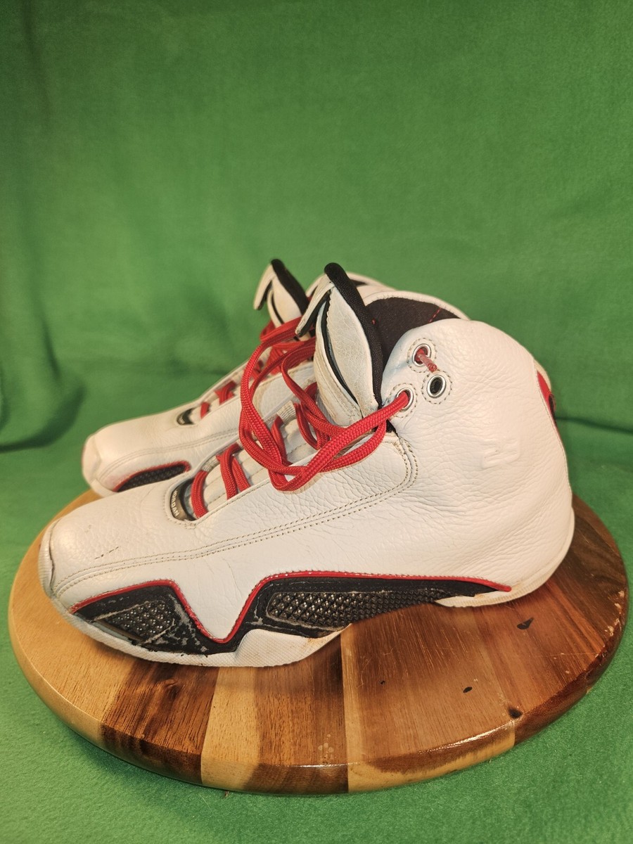 Air Jordan 21 OG GS White Varsity Red Black Size 5.5Y 313039-161