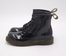 Size 2 - Dr. Martens Junior 1460 Patent Leather Lace Up Boots