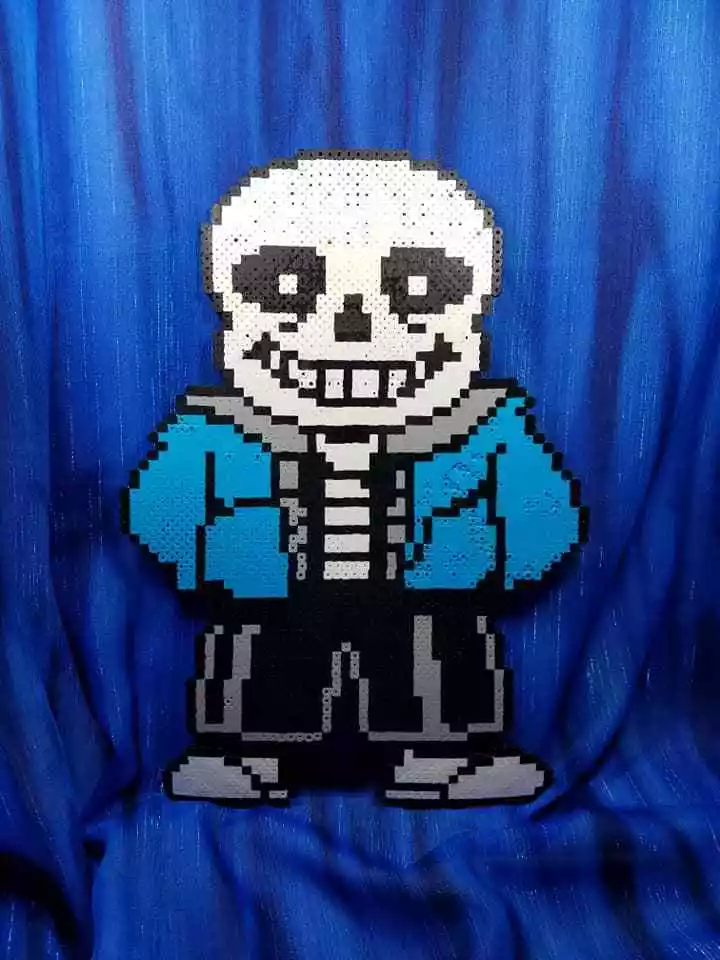 Pixel Art – Kitty Sans – An Undertale Lover