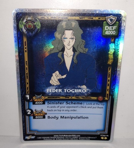 Yu Yu Hakusho TCG - Elder Toguro ST38 - Ghost Files Foil - Score 1st Edition - Picture 4 of 9
