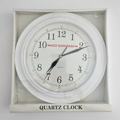 ACO Hardware 10.5 inch Wall Clock
